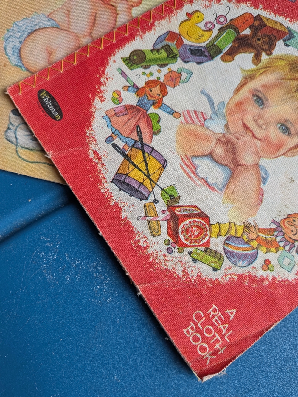 Vintage 2 Baby Cloth Books